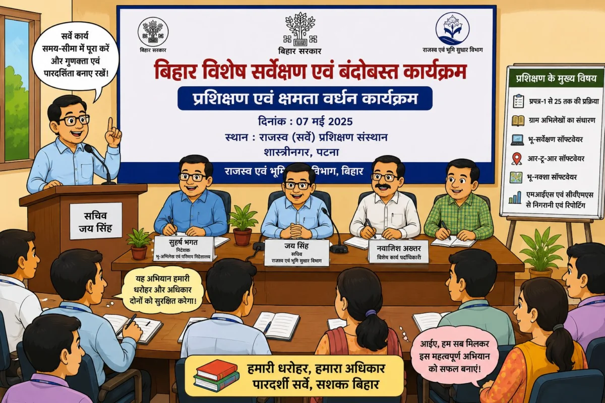 बिहार में विशेष सर्वेक्षण कार्य को लेकर सरकार सख्त, अधिकारियों को समय सीमा में काम पूरा करने का निर्देश