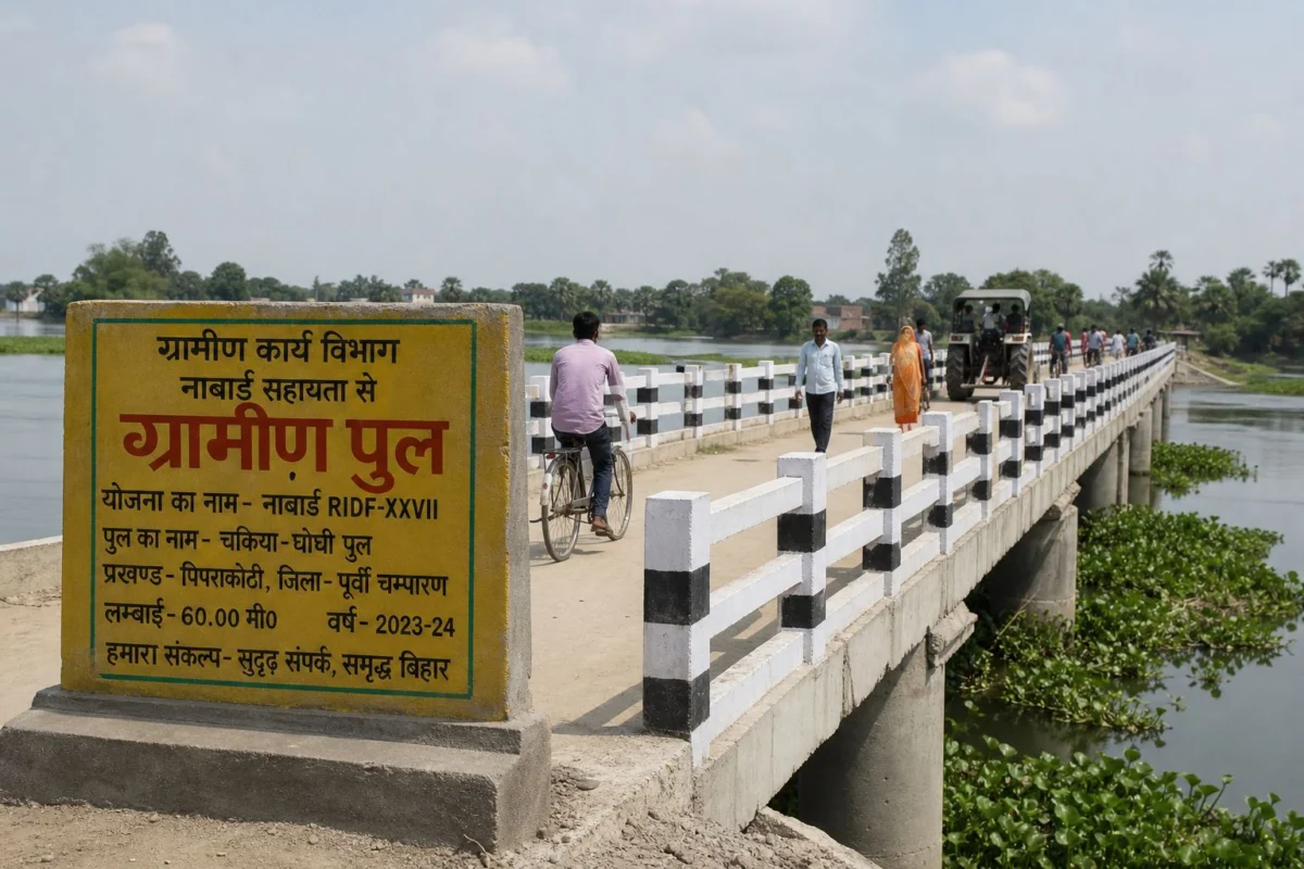 उत्तर बिहार में नाबार्ड योजना से पुलों का जाल, सुदूर गांवों को मिली नई जीवनरेखा 1 उत्तर बिहार में नाबार्ड योजना से पुलों का जाल, सुदूर गांवों को मिली नई जीवनरेखा