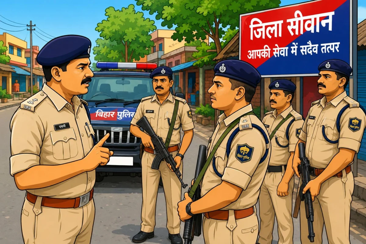 सीवान में बढ़ती लूटपाट पर पुलिस का बड़ा एक्शन, एसपी ने बनाई चार स्पेशल टीमें 1 सीवान में बढ़ती लूटपाट पर पुलिस का बड़ा एक्शन, एसपी ने बनाई चार स्पेशल टीमें