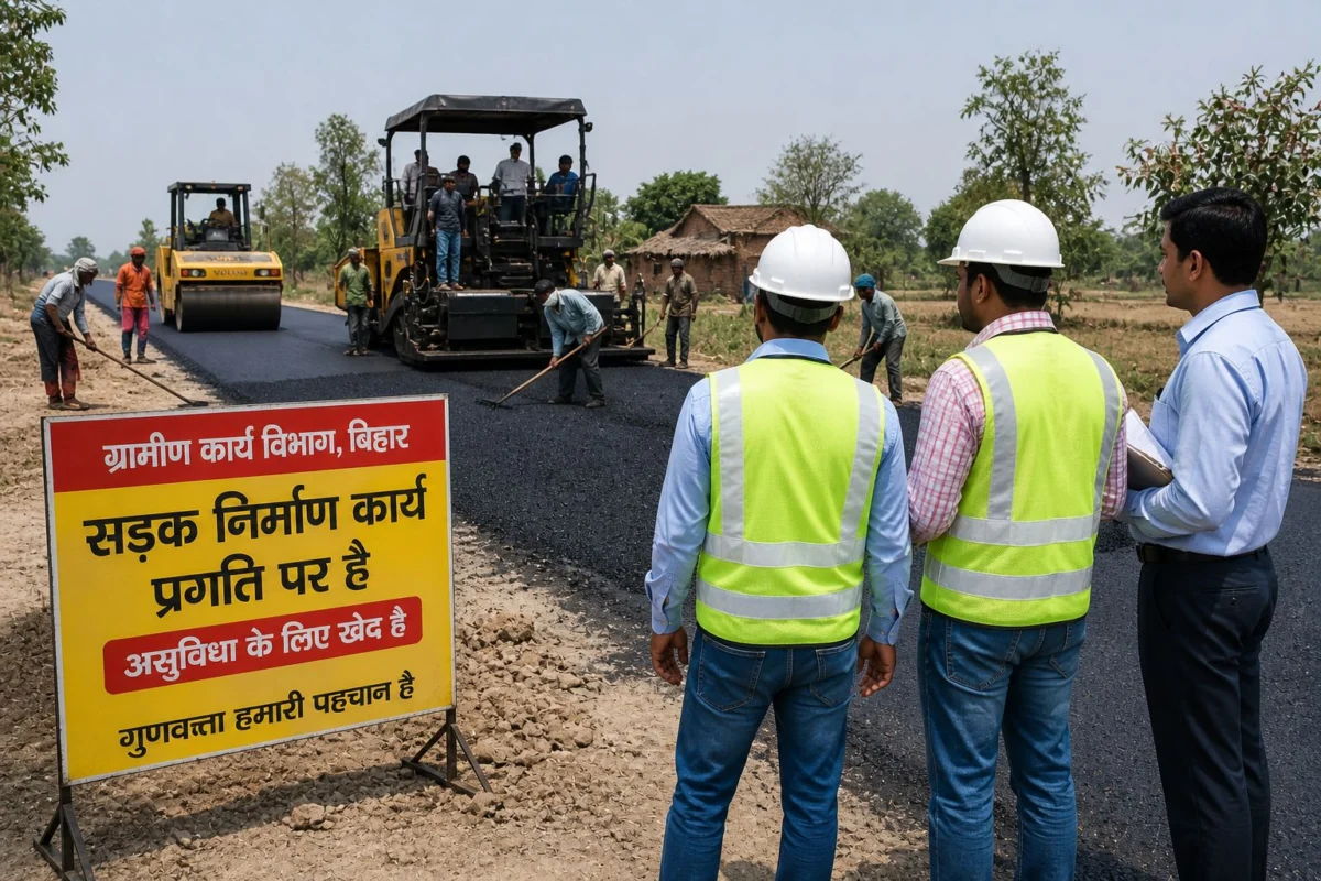 सड़क निर्माण में लापरवाही पर बड़ा एक्शन: छपरा में अनियमितता उजागर होने के बाद संवेदक तीन साल के लिए ब्लैकलिस्ट 1 सड़क निर्माण में लापरवाही पर बड़ा एक्शन: छपरा में अनियमितता उजागर होने के बाद संवेदक तीन साल के लिए ब्लैकलिस्ट
