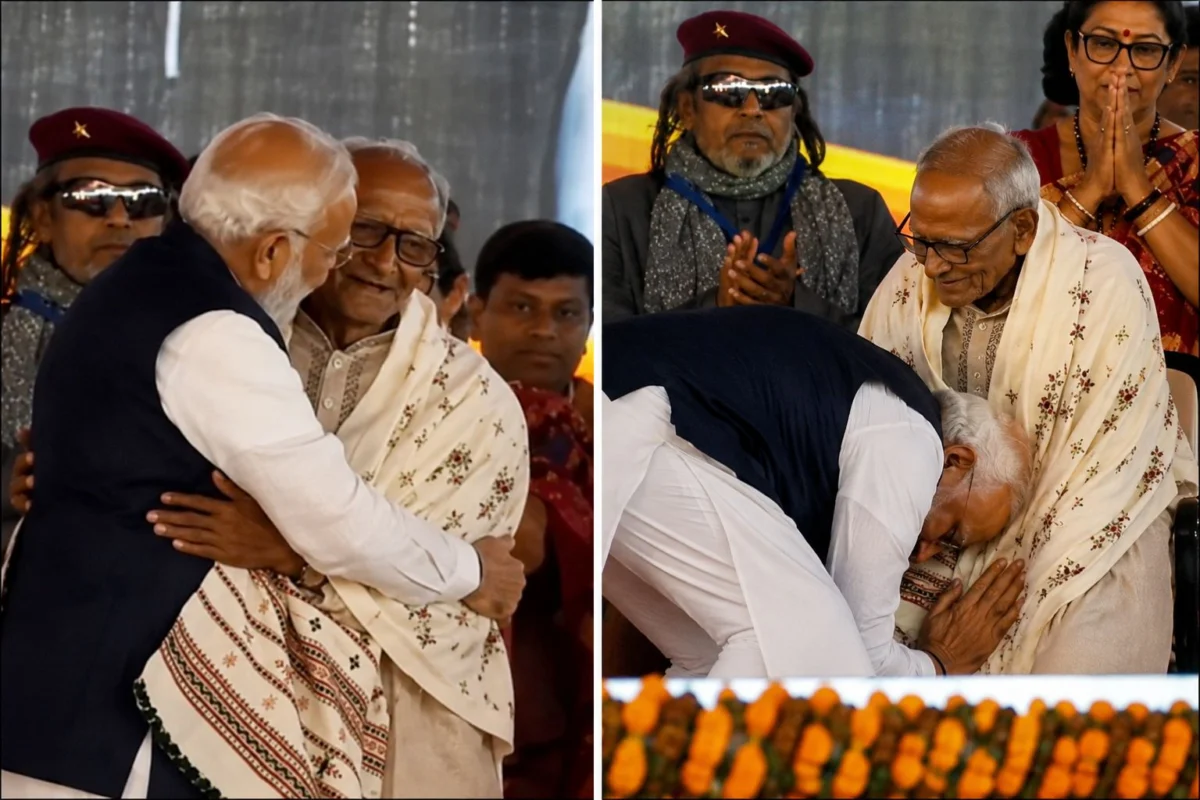 कोलकाता में शपथ समारोह से पहले प्रधानमंत्री मोदी ने लिया वरिष्ठ कार्यकर्ता का आशीर्वाद, चर्चा में आए माखनलाल सरकार