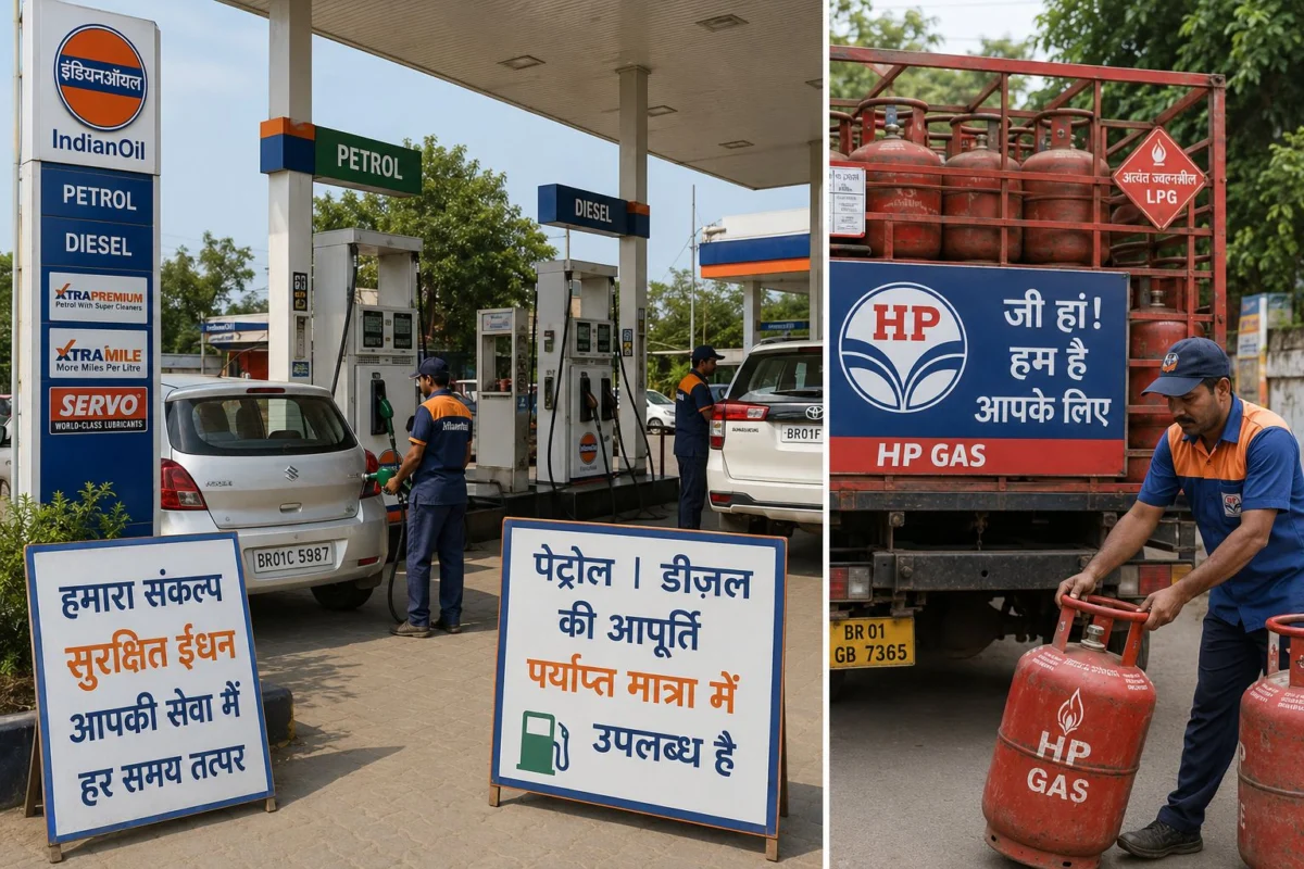 भागलपुर में गैस, पेट्रोल और डीजल को लेकर प्रशासन का बड़ा अपडेट, कहा- किसी तरह की कमी नहीं, आपूर्ति पूरी तरह सामान्य 1 भागलपुर में गैस, पेट्रोल और डीजल को लेकर प्रशासन का बड़ा अपडेट, कहा- किसी तरह की कमी नहीं, आपूर्ति पूरी तरह सामान्य
