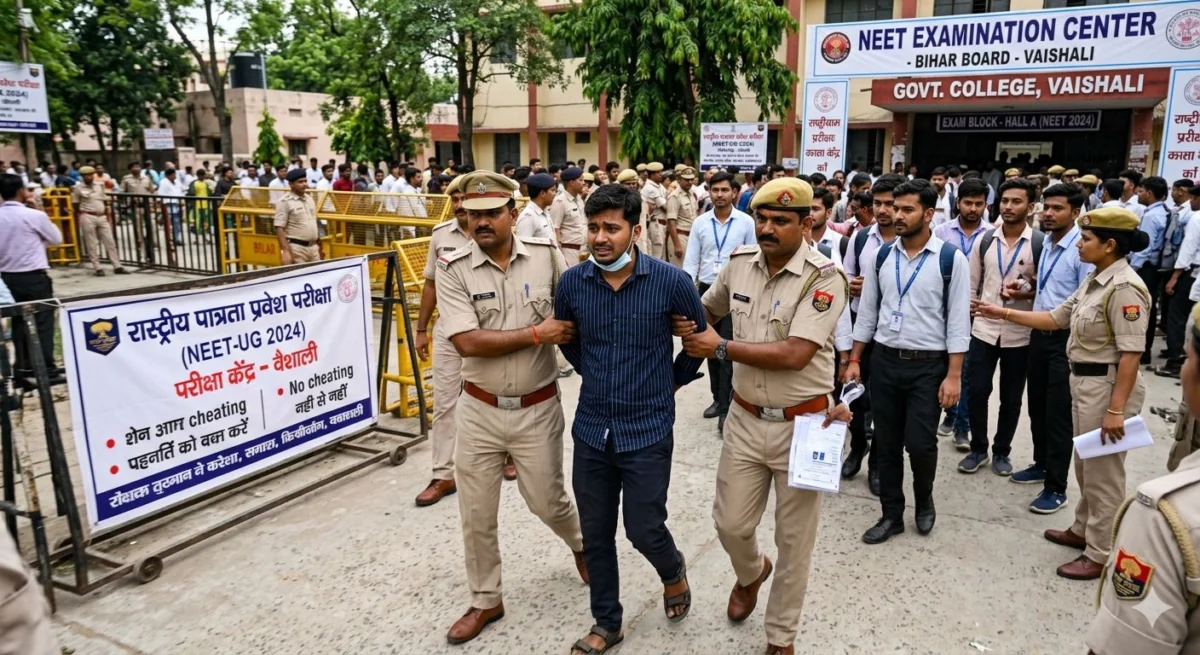 NEET-UG में फिर बड़ा फर्जीवाड़ा! वैशाली से पकड़ा गया ‘मुन्ना भाई’, दूसरे अभ्यर्थी की जगह दे रहा था परीक्षा