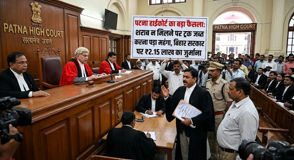 पटना हाईकोर्ट का बड़ा फैसला: बिना शराब बरामदगी ट्रक जब्त करना पड़ा महंगा, बिहार सरकार पर ₹2.15 लाख का जुर्माना