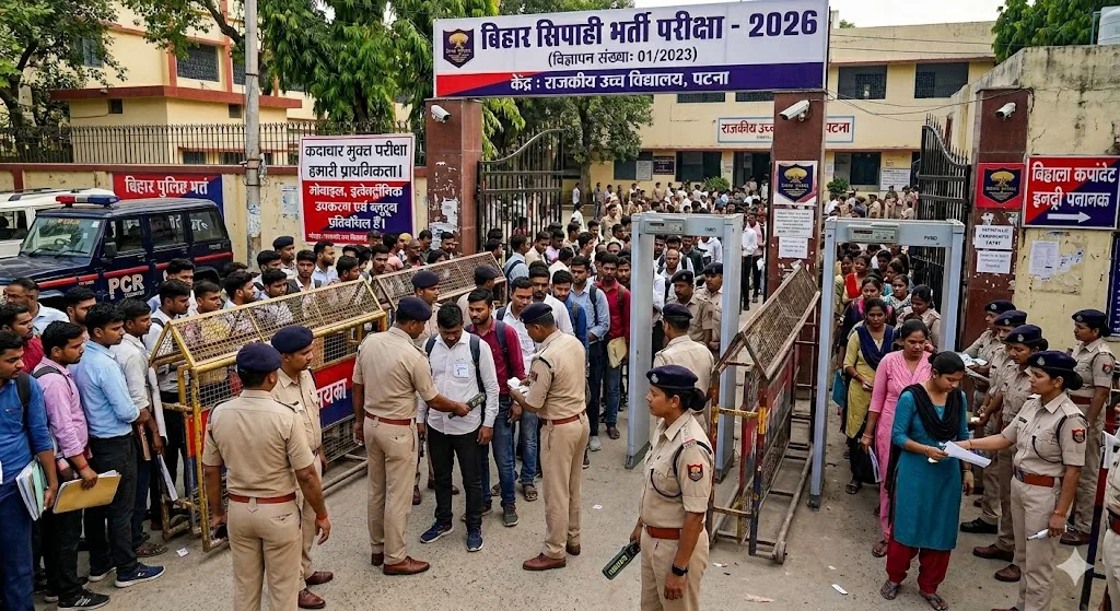 बिहार सिपाही भर्ती परीक्षा: सुरक्षा के कड़े इंतजाम, कदाचार पर रहेगी सख्त नजर