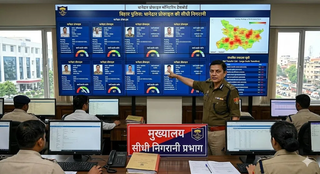 बिहार पुलिस में बड़ा बदलाव: थानेदारों की बनेगी पूरी प्रोफाइल, मुख्यालय करेगा सीधी निगरानी, बड़े पैमाने पर तबादलों की तैयारी