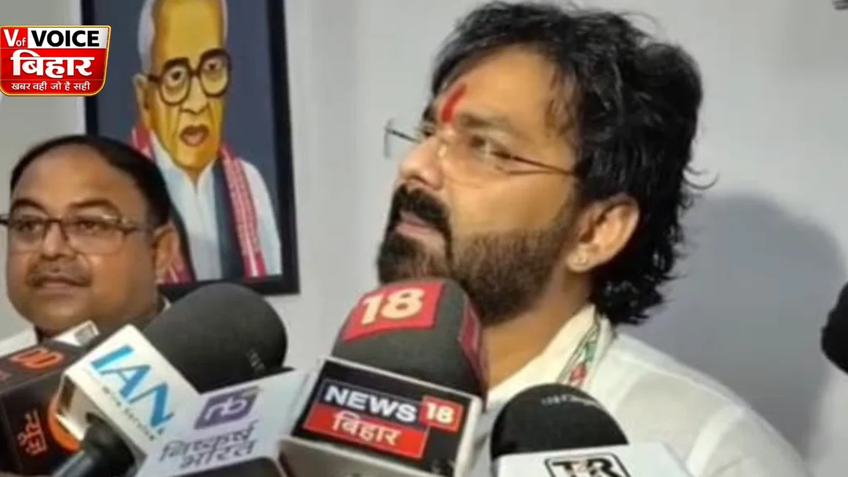 MLC उम्मीदवार बनने के बाद BJP कार्यालय पहुंचे पवन सिंह, बोले- “पार्टी मेरी मां है, मैं आजीवन सेवक रहूंगा”
