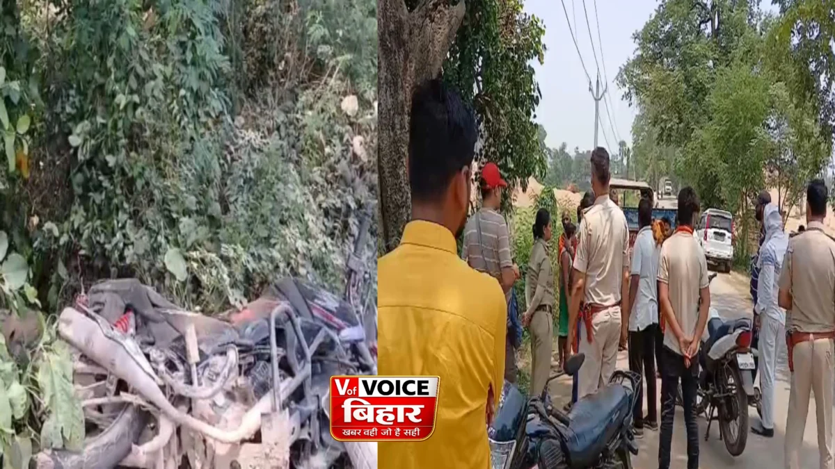 पटना में शराब तस्कर की मौत: पुलिस से बचकर भाग रहा था बाइक सवार, पेड़ से टकराई गाड़ी; 250 लीटर देसी शराब बरामद