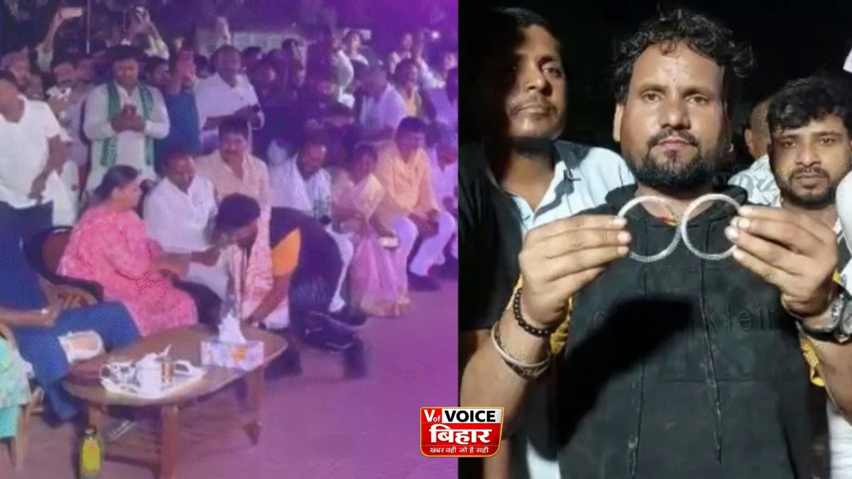 लालू यादव के 79वें जन्मदिन पर राबड़ी आवास में सजी भोजपुरी महफिल, छोटू छलिया को राबड़ी देवी ने भेंट किया हीरा जड़ा कंगन