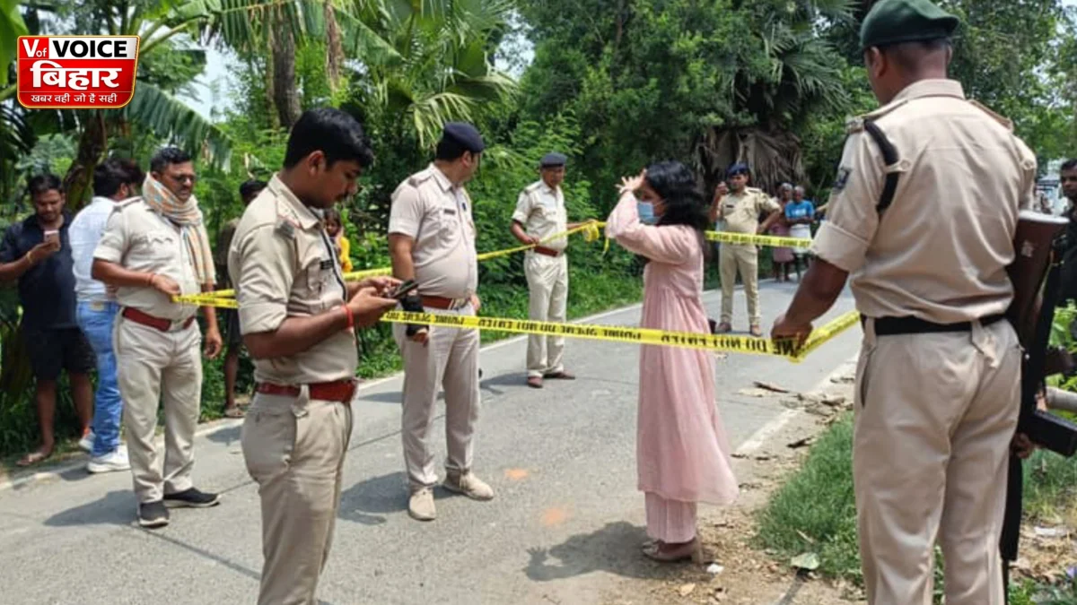 वैशाली में जमीन विवाद ने लिया खूनी मोड़! फायरिंग में महिला को लगी गोली, तीन लोग घायल