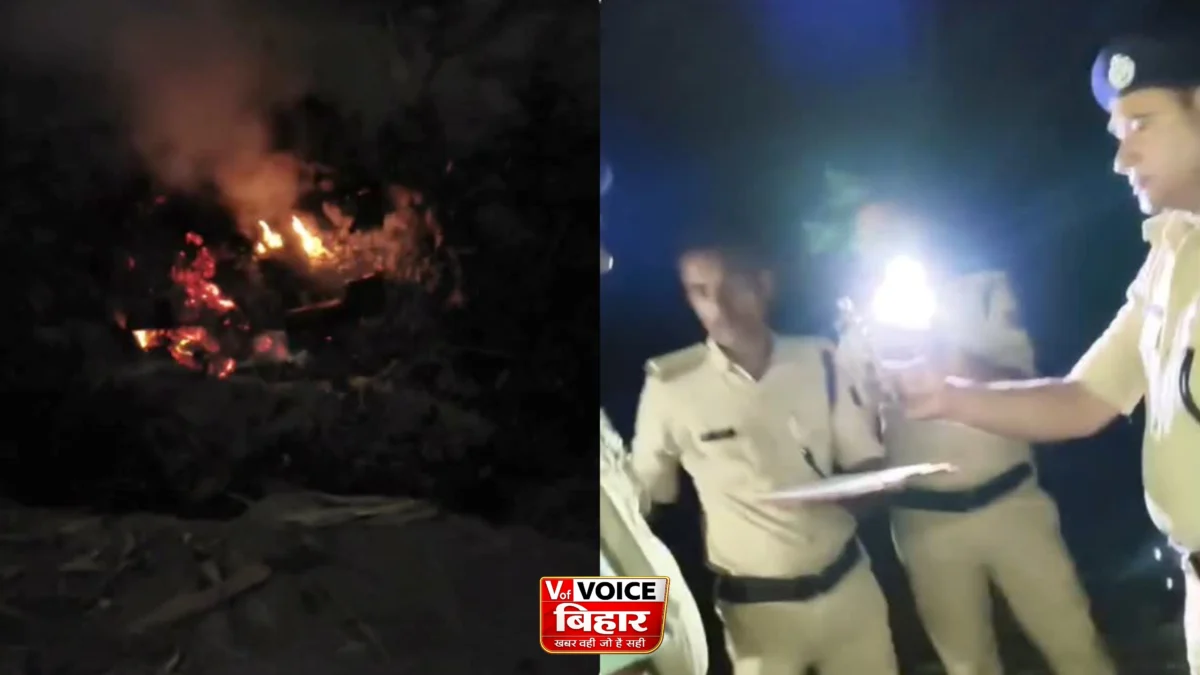 गर्भवती विवाहिता की संदिग्ध मौत से सनसनी, श्मशान से अधजला शव बरामद; दहेज हत्या का आरोप, ससुराल वाले फरार