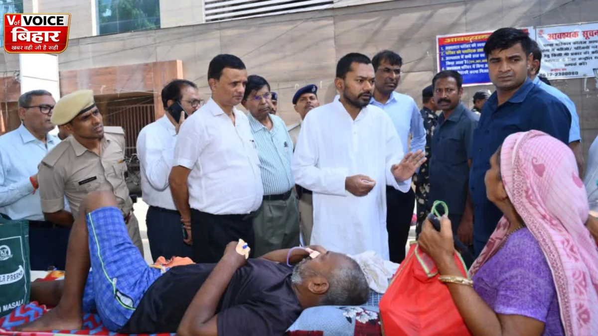 बड़ी खबर: PMCH में स्वास्थ्य मंत्री का औचक निरीक्षण, प्रिंसिपल गायब मिले; कार्रवाई के निर्देश
