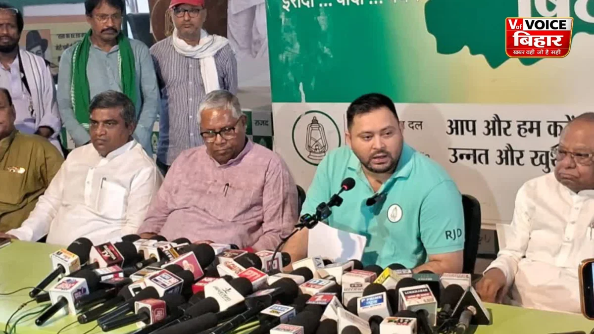 तेजस्वी यादव का एनडीए सरकार पर हमला, भ्रष्टाचार और रिशु श्री मामले को लेकर उठाए कई सवाल