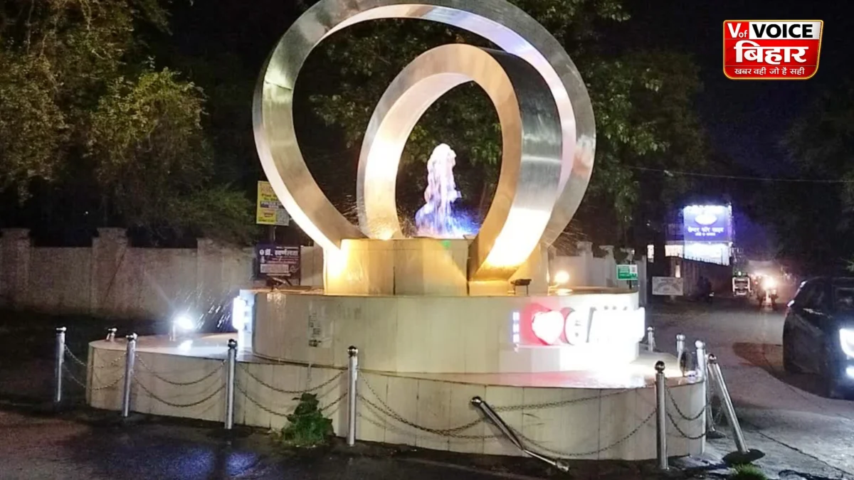 गयाजी के गोलंबरों पर दिखेगी धार्मिक विरासत, विष्णुपद मंदिर और भगवान विष्णु के चरण चिन्ह से सजेगा शहर