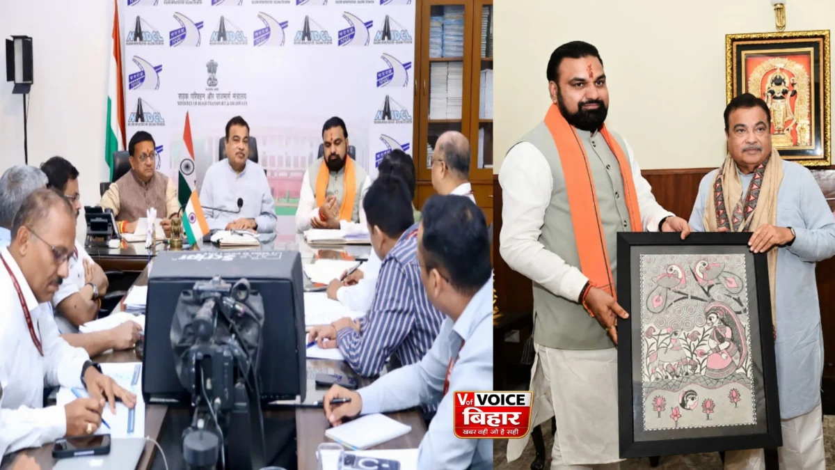 दिल्ली में हाई लेवल मीटिंग: नितिन गडकरी और CM सम्राट चौधरी के बीच बिहार की सड़क परियोजनाओं पर बनी सहमति