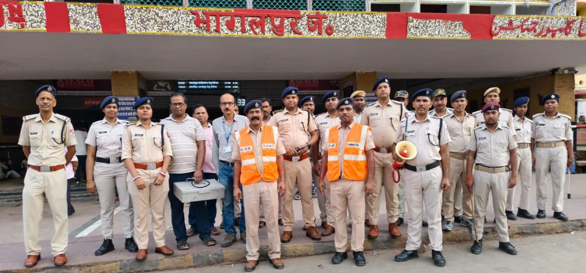 भागलपुर रेलवे स्टेशन पर सुरक्षा का बड़ा अभ्यास, आग, दुर्घटना और भगदड़ जैसी आपदाओं से निपटने के लिए हुआ संयुक्त मॉक ड्रिल