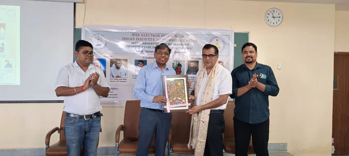IIIT भागलपुर में नेक्स्ट जेनरेशन CMOS डिवाइसेज पर कार्यशाला, छात्रों को मिली सेमीकंडक्टर तकनीक की गहन जानकारी