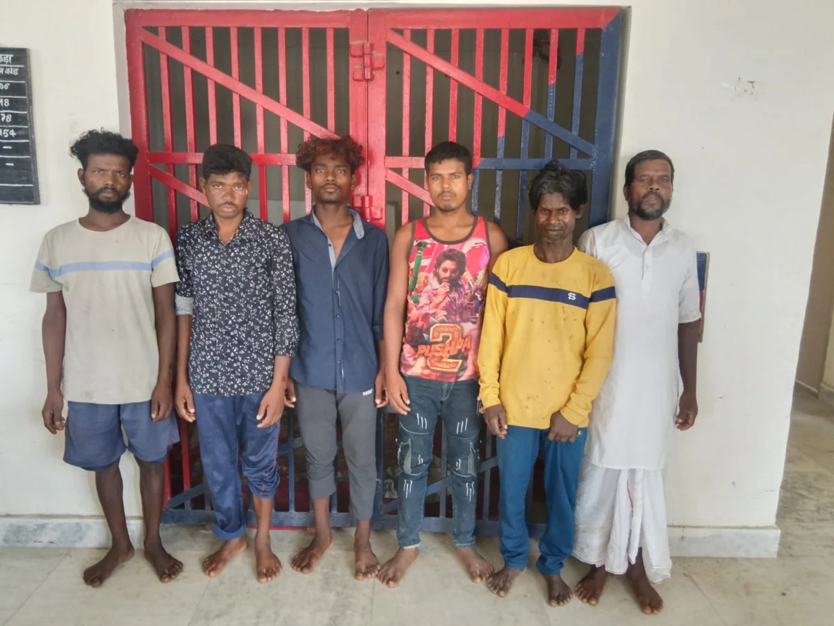 पूर्णिया में सरकारी टीम पर तीरंदाजी हमला, 7 आरोपी गिरफ्तार; 11 तीर, धनुष और खंती बरामद