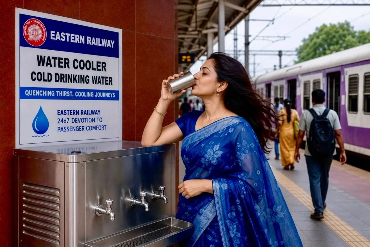 भीषण गर्मी में यात्रियों को राहत देने की बड़ी पहल, पूर्व रेलवे ने स्टेशन और ट्रेनों में बढ़ाई ठंडे पानी व शीतलन सुविधाओं की पहुंच