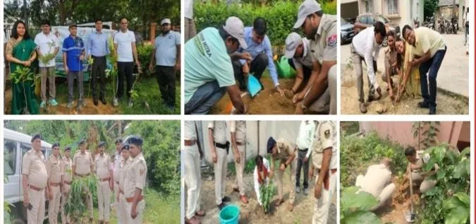 भागलपुर पुलिस का दोहरा संदेश: अनुशासनहीन जवान पर कार्रवाई, विश्व पर्यावरण दिवस पर 3000 पौधारोपण का अभियान