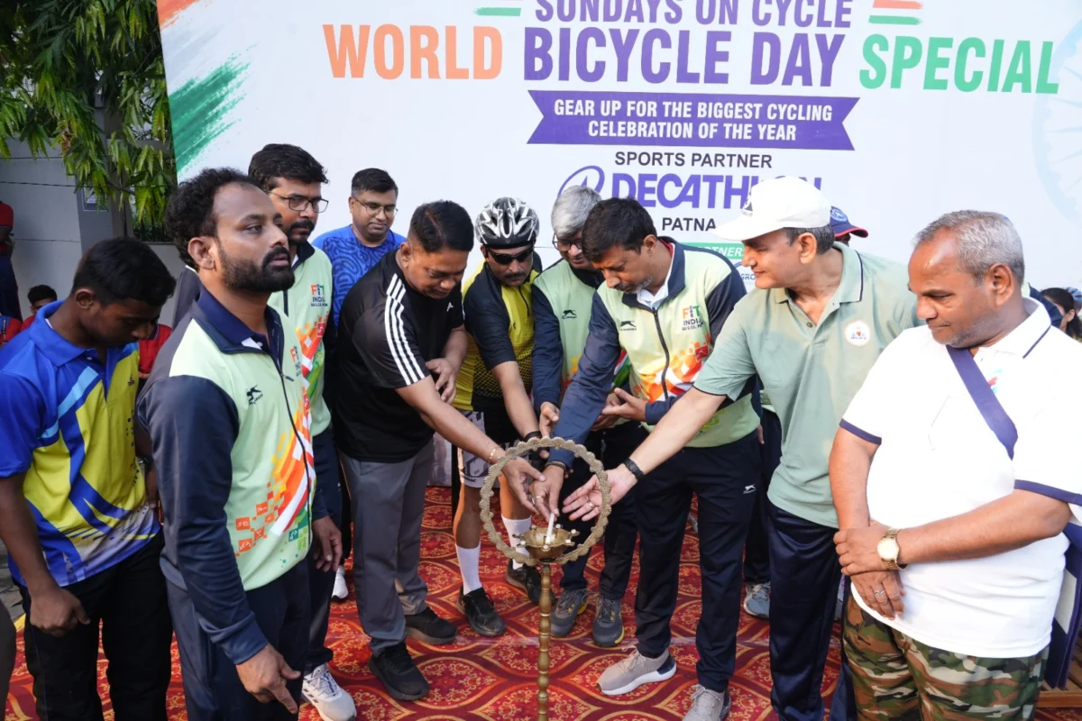विश्व साइकिल दिवस पर पटना में उमड़ा फिटनेस का जुनून, ‘फिट इंडिया संडे ऑन साइकिल’ में 1000 से अधिक लोगों ने भरी भागीदारी
