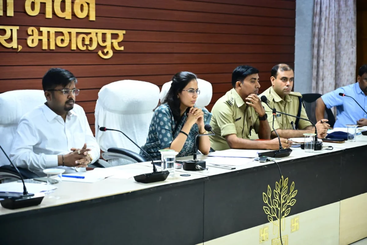 मोहर्रम को लेकर भागलपुर में शांति समिति की बैठक, संवेदनशील इलाकों में बढ़ेगी निगरानी