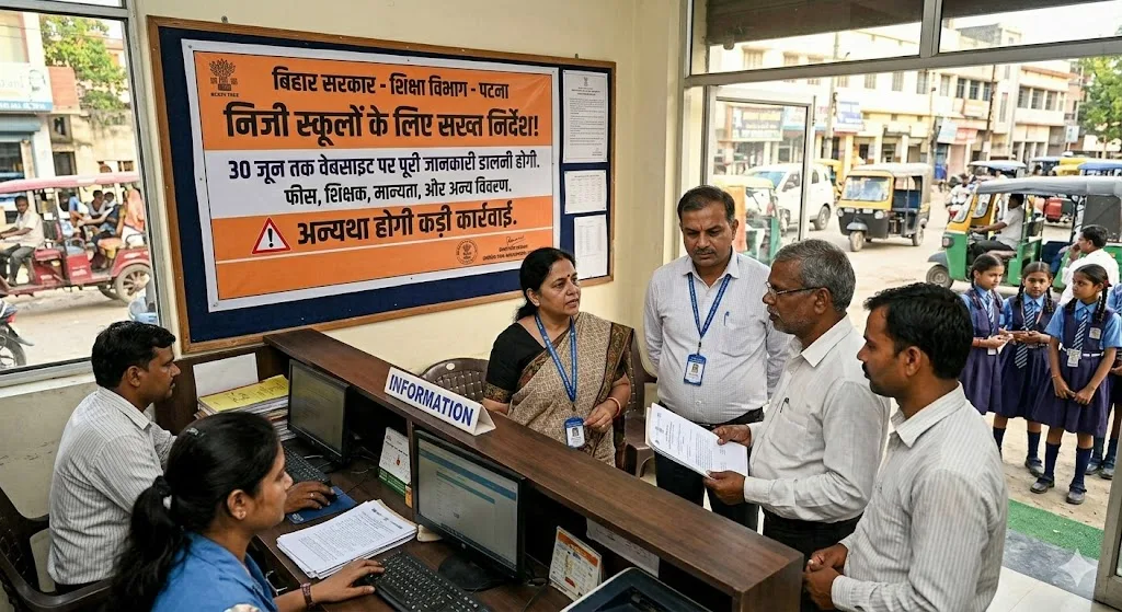 पटना के निजी स्कूलों पर शिक्षा विभाग सख्त! 30 जून तक वेबसाइट पर डालनी होगी पूरी जानकारी, नहीं तो होगी कार्रवाई