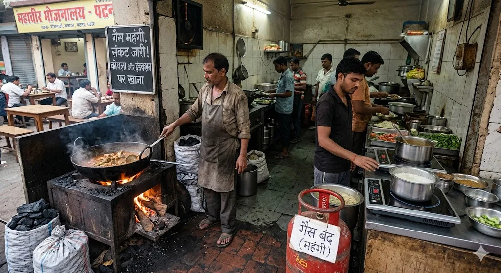 बिहार में महंगी गैस से होटल-रेस्तरां कारोबार पर संकट, कोयले और इंडक्शन की ओर बढ़ रहे कारोबारी