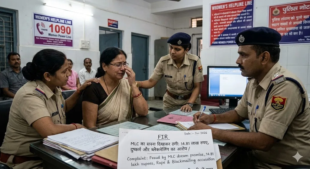 MLC का सपना दिखाया, बनाया शिकार! शिक्षिका से 14.81 लाख की ठगी, दुष्कर्म और ब्लैकमेलिंग का आरोप