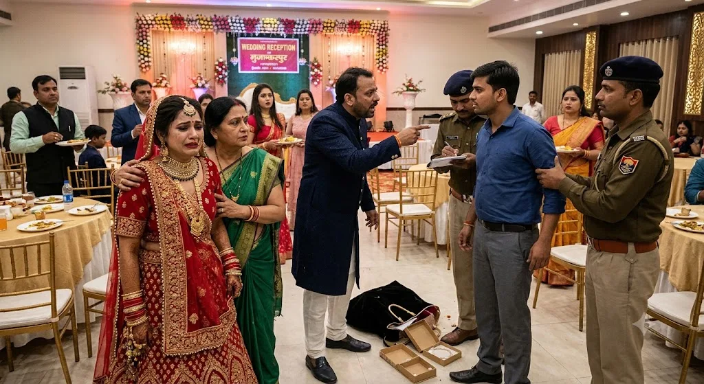 मुजफ्फरपुर में हाई-प्रोफाइल रिसेप्शन से 50 लाख के जेवरात चोरी, फोटो खिंचवाने के बहाने शातिरों ने उड़ाया बैग