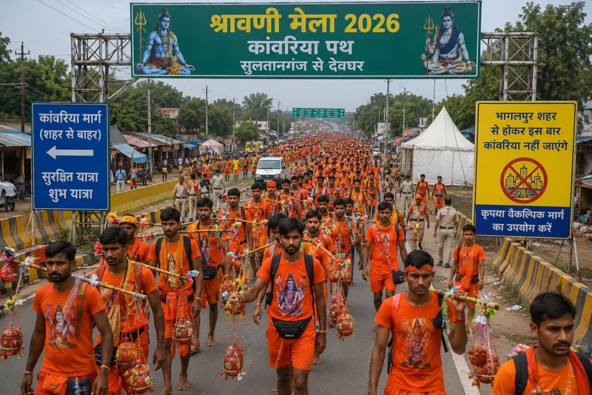श्रावणी मेला 2026 की तैयारी तेज: भागलपुर शहर से होकर नहीं गुजरेंगे कांवरिया, मुख्यमंत्री ने दिए सुरक्षा और सुविधा बढ़ाने के निर्देश