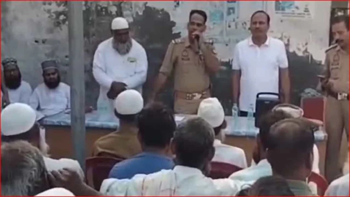 मुरादाबाद में महिला सुरक्षा पर SHO का सख्त संदेश वायरल, जन चौपाल में मनचलों को दी खुली चेतावनी