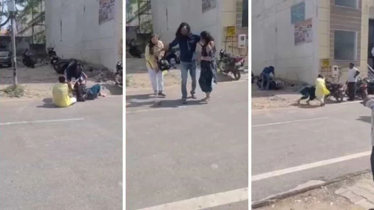 होटल में पति को दूसरी महिला के साथ देखकर भड़की पत्नी, सड़क पर हुआ हाई-वोल्टेज ड्रामा; वीडियो वायरल