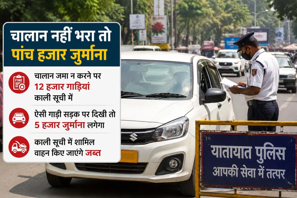 पटना में 12 हजार वाहनों पर बड़ी कार्रवाई: चालान नहीं भरा तो आरसी हुई ब्लैकलिस्ट, सड़क पर निकले तो जब्त होगी गाड़ी 1 पटना में 12 हजार वाहनों पर बड़ी कार्रवाई: चालान नहीं भरा तो आरसी हुई ब्लैकलिस्ट, सड़क पर निकले तो जब्त होगी गाड़ी