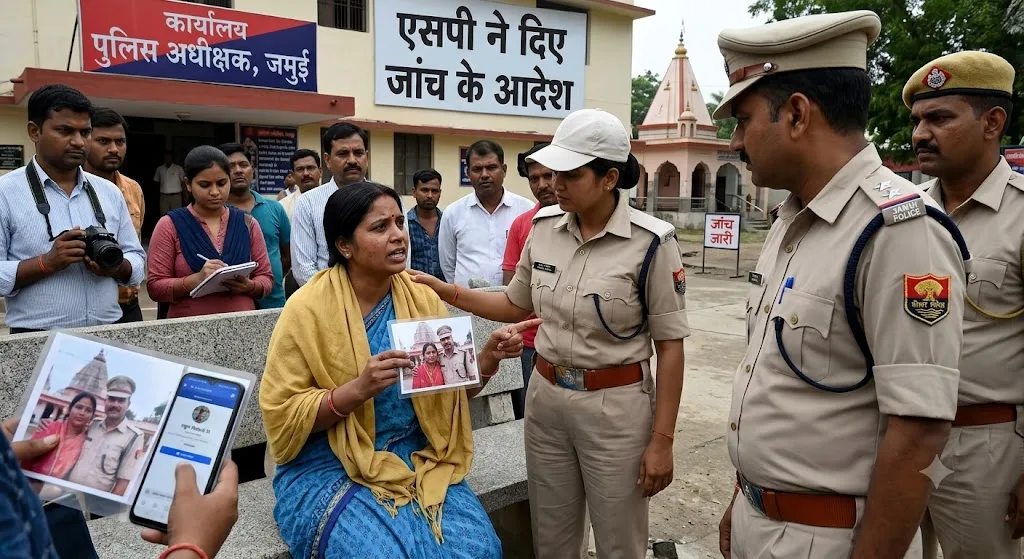 फेसबुक पर हुई दोस्ती, मंदिर में शादी का दावा और फिर रिश्ता टूटने का आरोप! जमुई में महिला ने SI पर लगाए गंभीर आरोप, एसपी ने दिए जांच के आदेश