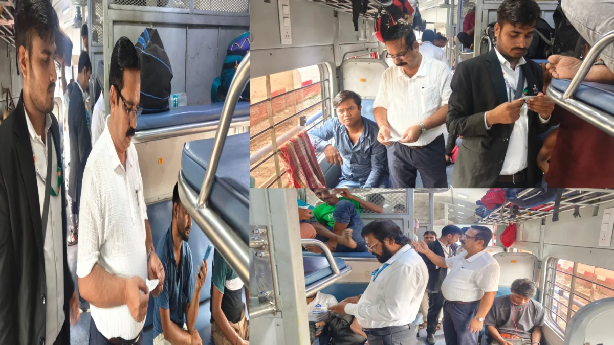 मालदा मंडल का विशेष टिकट जांच अभियान: 289 यात्री पकड़े गए, ₹2.71 लाख से अधिक जुर्माना वसूला