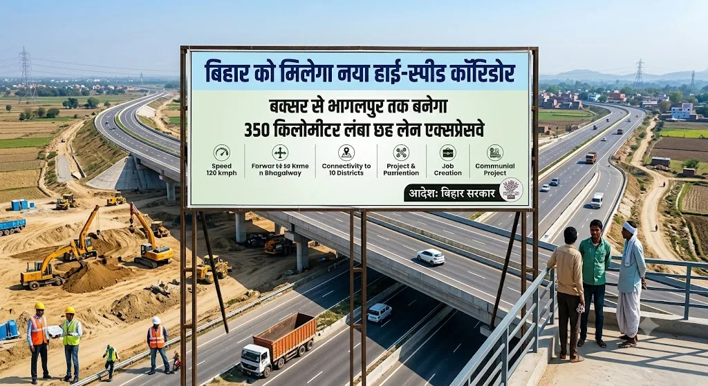 बिहार को मिलेगा नया हाई-स्पीड कॉरिडोर, बक्सर से भागलपुर तक बनेगा 350 किलोमीटर लंबा छह लेन एक्सप्रेसवे