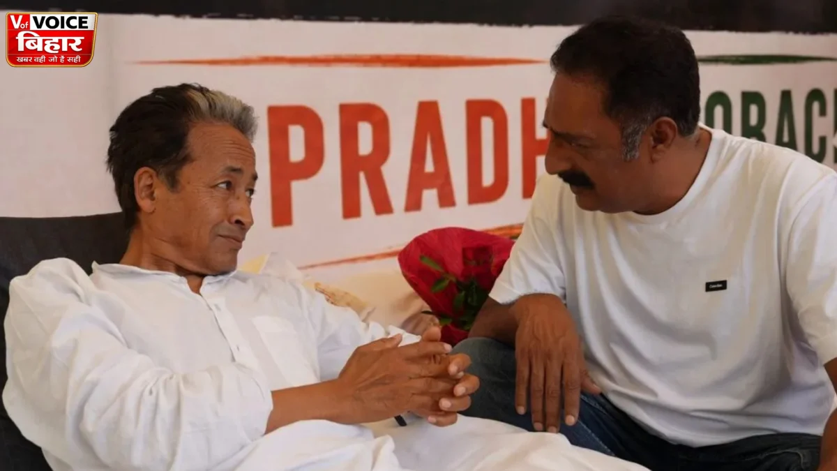 जंतर-मंतर आंदोलन को मिला बड़ा चेहरा! प्रकाश राज पहुंचे धरना स्थल, सोनम वांगचुक से की मुलाकात; शिक्षा व्यवस्था पर सरकार से जवाब मांगा