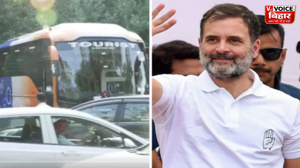 राहुल गांधी के घर पहुंची लग्जरी बस, सभी कांग्रेस सांसदों की इमरजेंसी बैठक; सियासी हलचल तेज