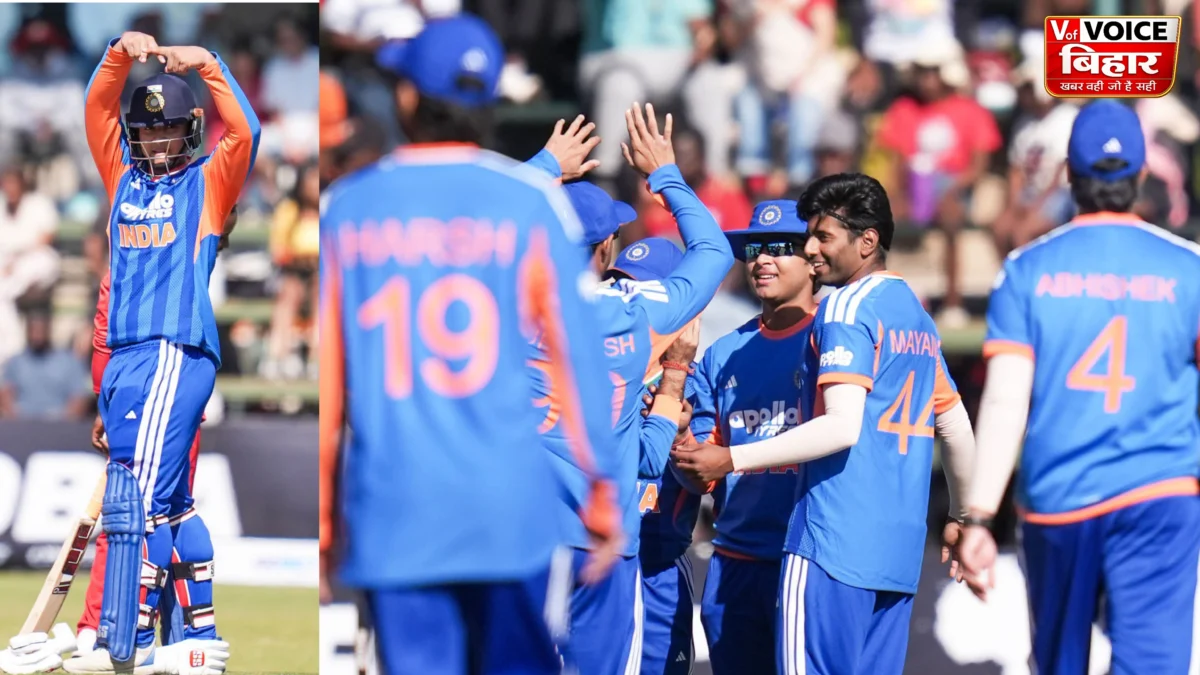 भारत ने जिम्बाब्वे का किया 3-0 से सूपड़ा साफ, वैभव सूर्यवंशी की तूफानी 81 रन की पारी; 35 रन से जीता तीसरा टी20