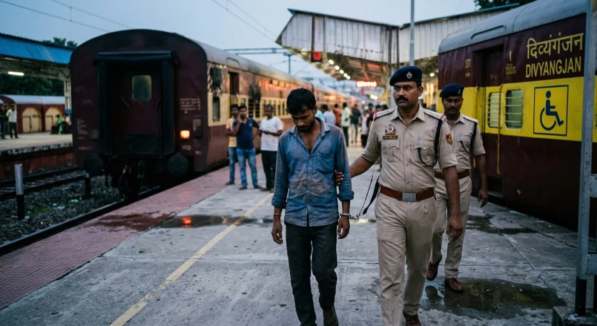 धुआं, जलता टॉयलेट ढक्कन और फरार आरोपी: पूर्व रेलवे की सूझबूझ से सुलझी दिव्यांगजन कोच में आग की गुत्थी