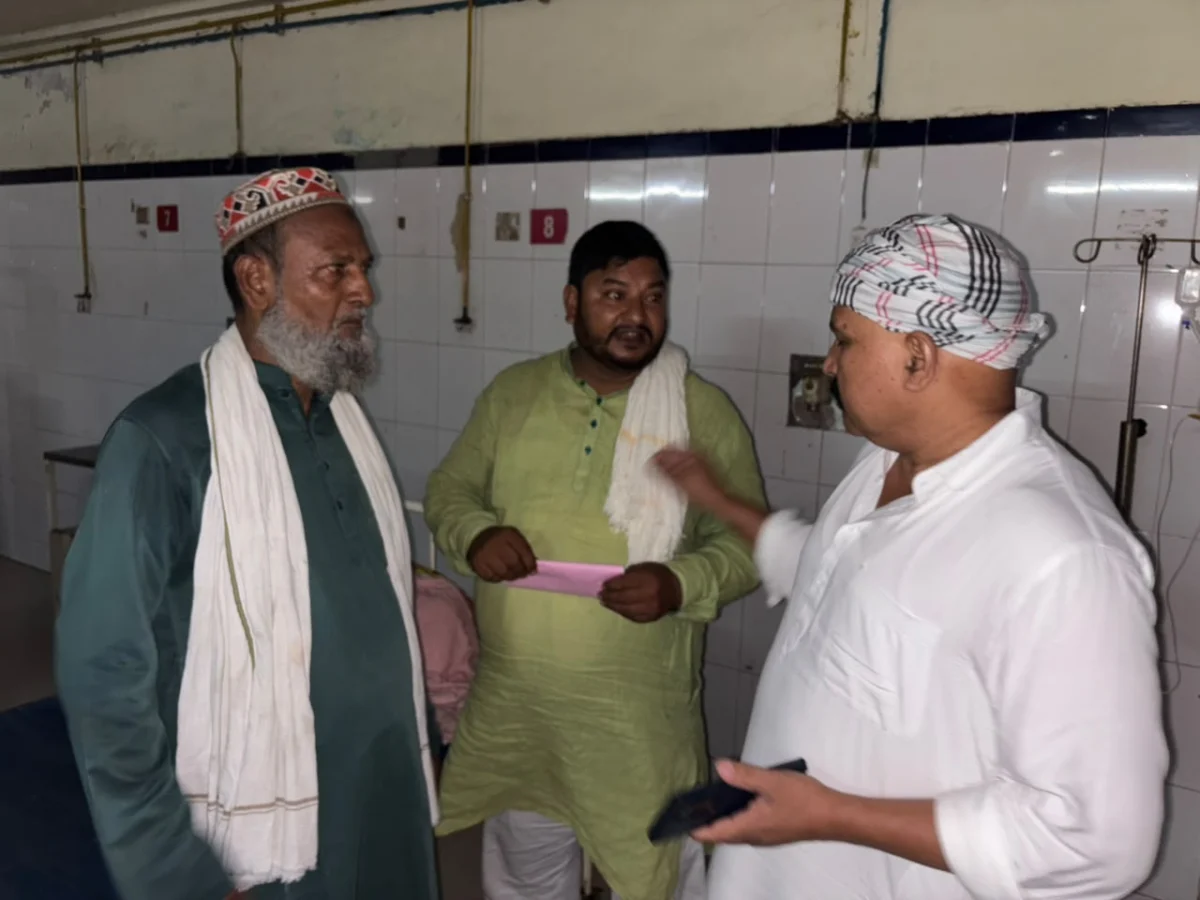 हाईटेंशन तार हादसे के घायलों से मिले राजद नेता एस जेड हसन, मुआवजा और सुरक्षा व्यवस्था मजबूत करने की मांग