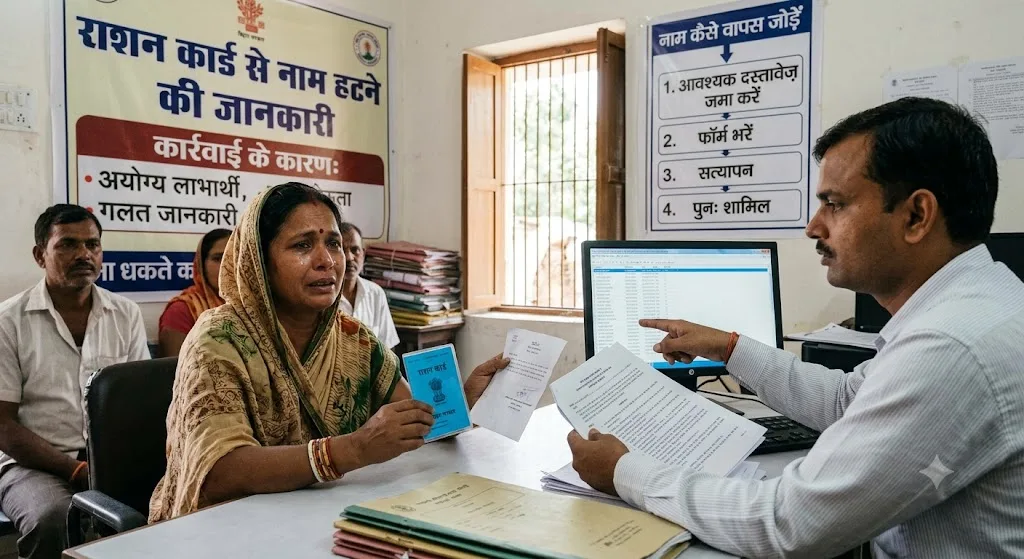 राशन कार्ड से कट सकता है आपका नाम! जानिए किन लोगों पर चल रही कार्रवाई, क्या हैं नियम और नाम हट जाए तो कैसे होगा दोबारा शामिल