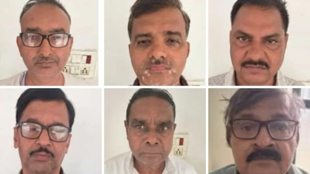 संभल में 1000 बीघा सरकारी जमीन आवंटन घोटाले पर बड़ा एक्शन, रिटायर्ड SDM समेत 6 गिरफ्तार, 19 लोगों पर केस 1 संभल में 1000 बीघा सरकारी जमीन आवंटन घोटाले पर बड़ा एक्शन, रिटायर्ड SDM समेत 6 गिरफ्तार, 19 लोगों पर केस