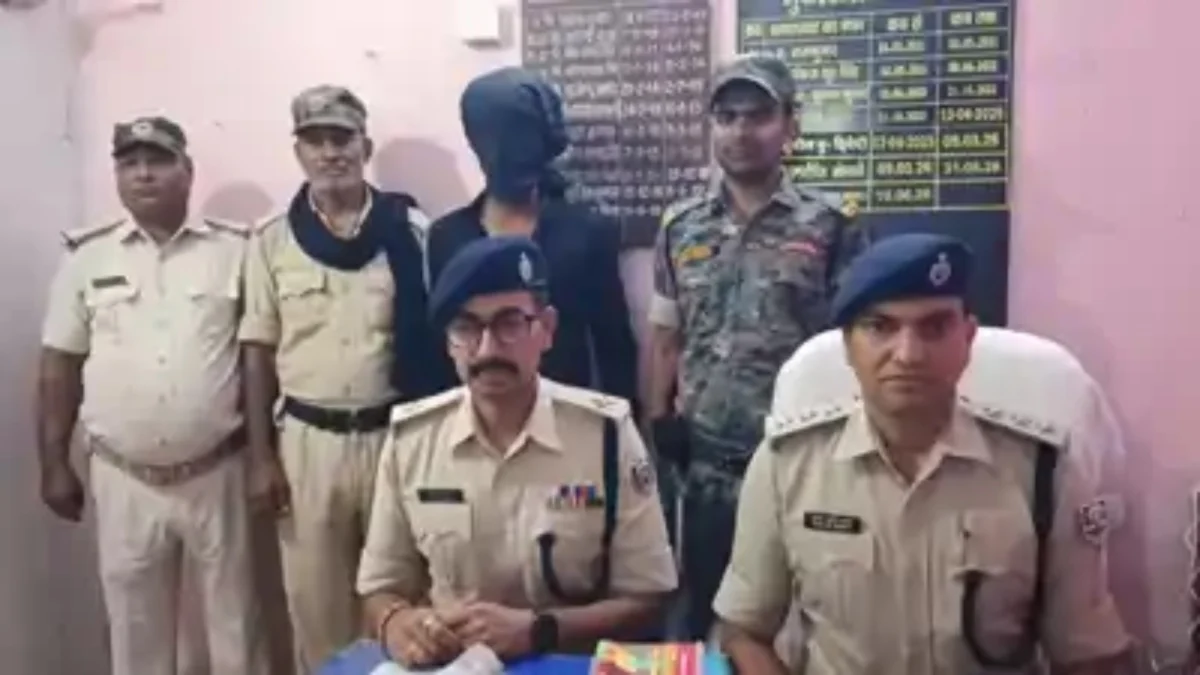 गया पुलिस की बड़ी कार्रवाई, 50 हजार का इनामी बदमाश अमित कुमार गिरफ्तार
